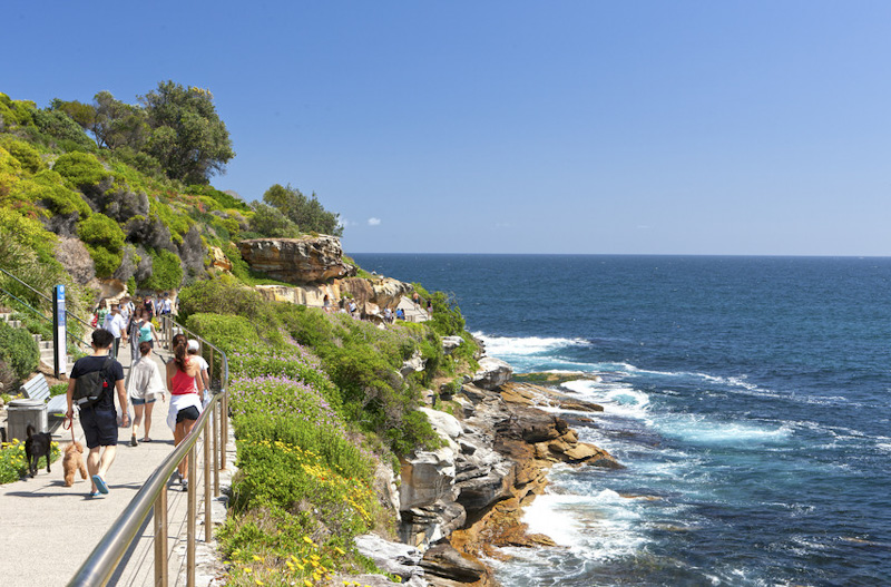 Coast walk. Coogee, New South Wales.