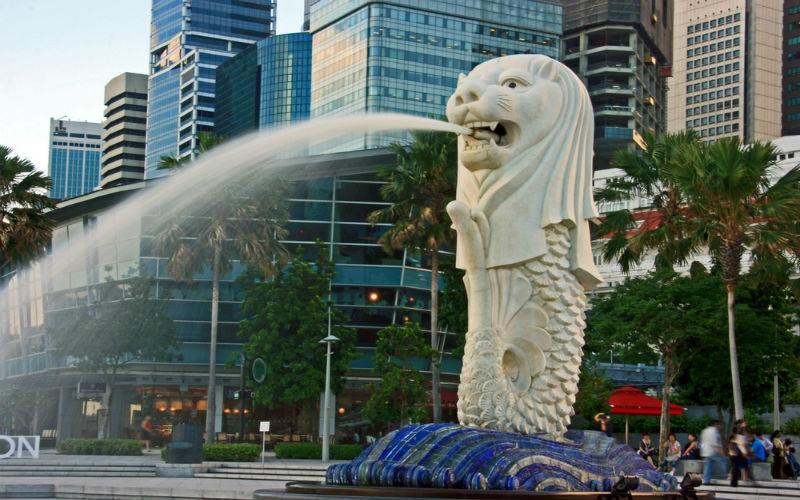 The Merlion, Singapore.