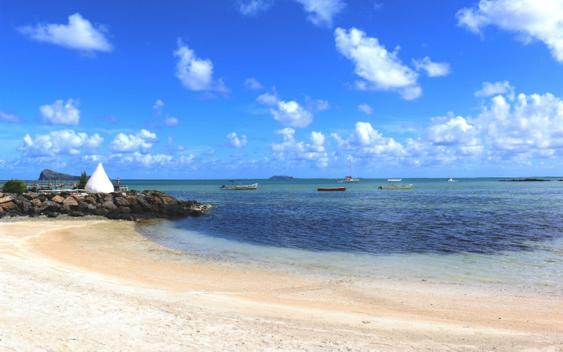 Bay in Mauritius