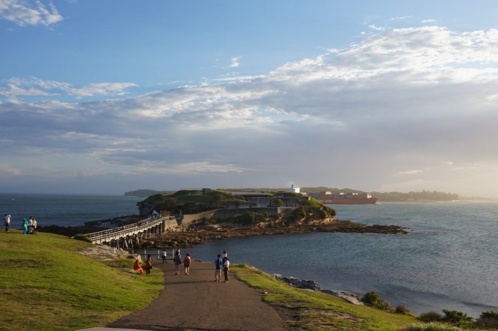 Bare Island Fort in Sydney, Australia. This served as a filming location in Mission Impossible II.